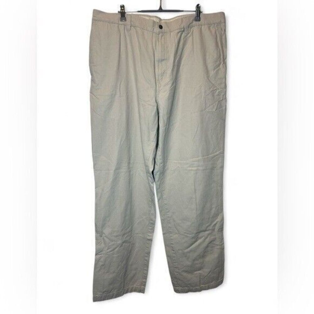 Columbia ROC Men 40x34 Light Khaki Cargo Utility Hiking Baggy‎ Cotton Pants